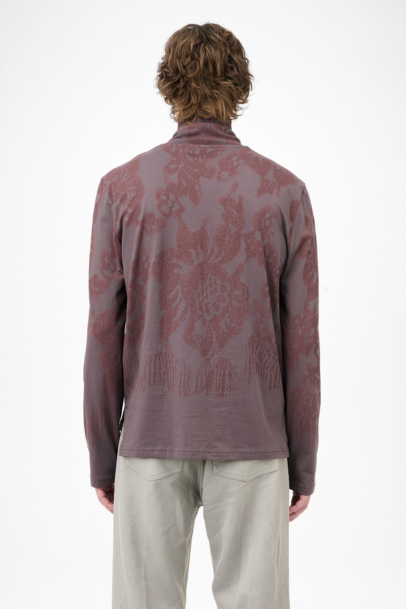 Our Legacy Tutor Rollneck Tasty Raisin Lace Stencil 6