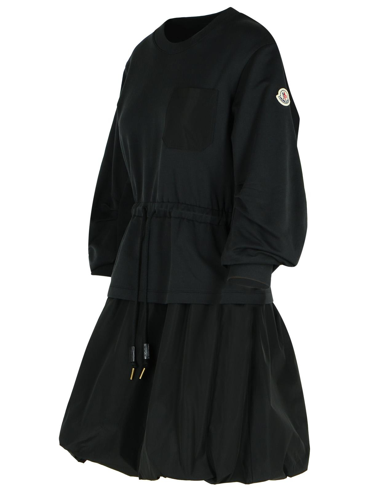 Moncler Black Cotton Dress Women - 2