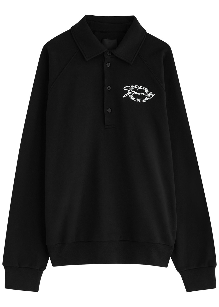 Givenchy Logo-embroidered Cotton Sweatshirt - 1