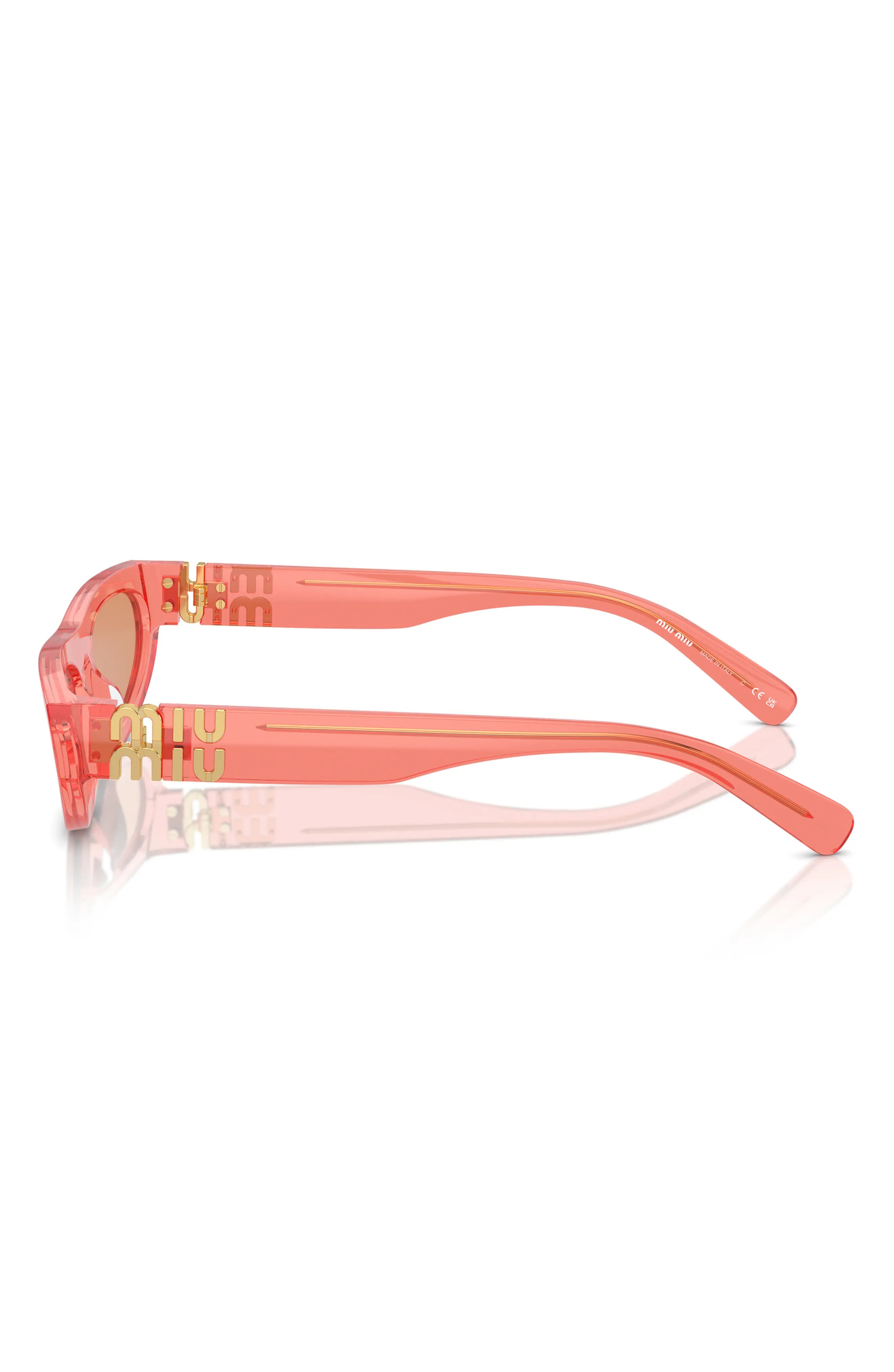 56mm Irregular Sunglasses - 5