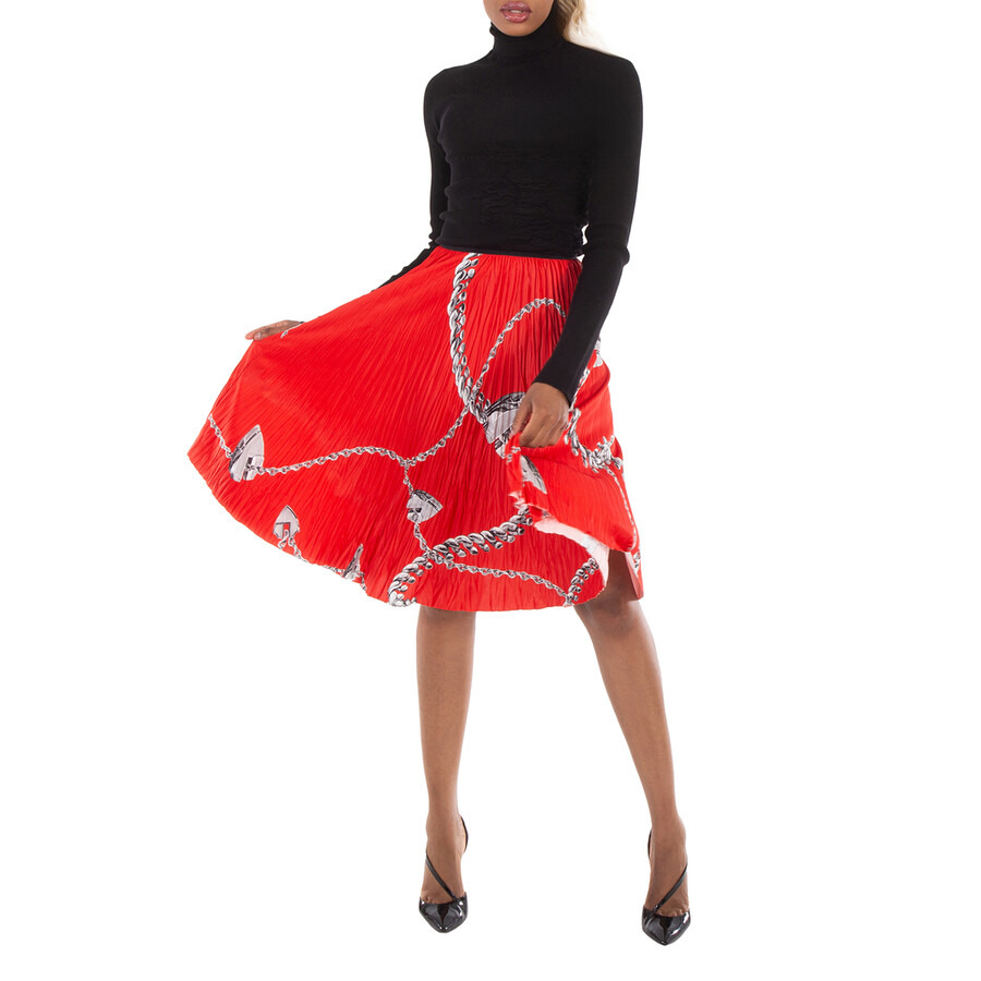 Burberry Shield Hardware Jersey Midi Skirt - 5