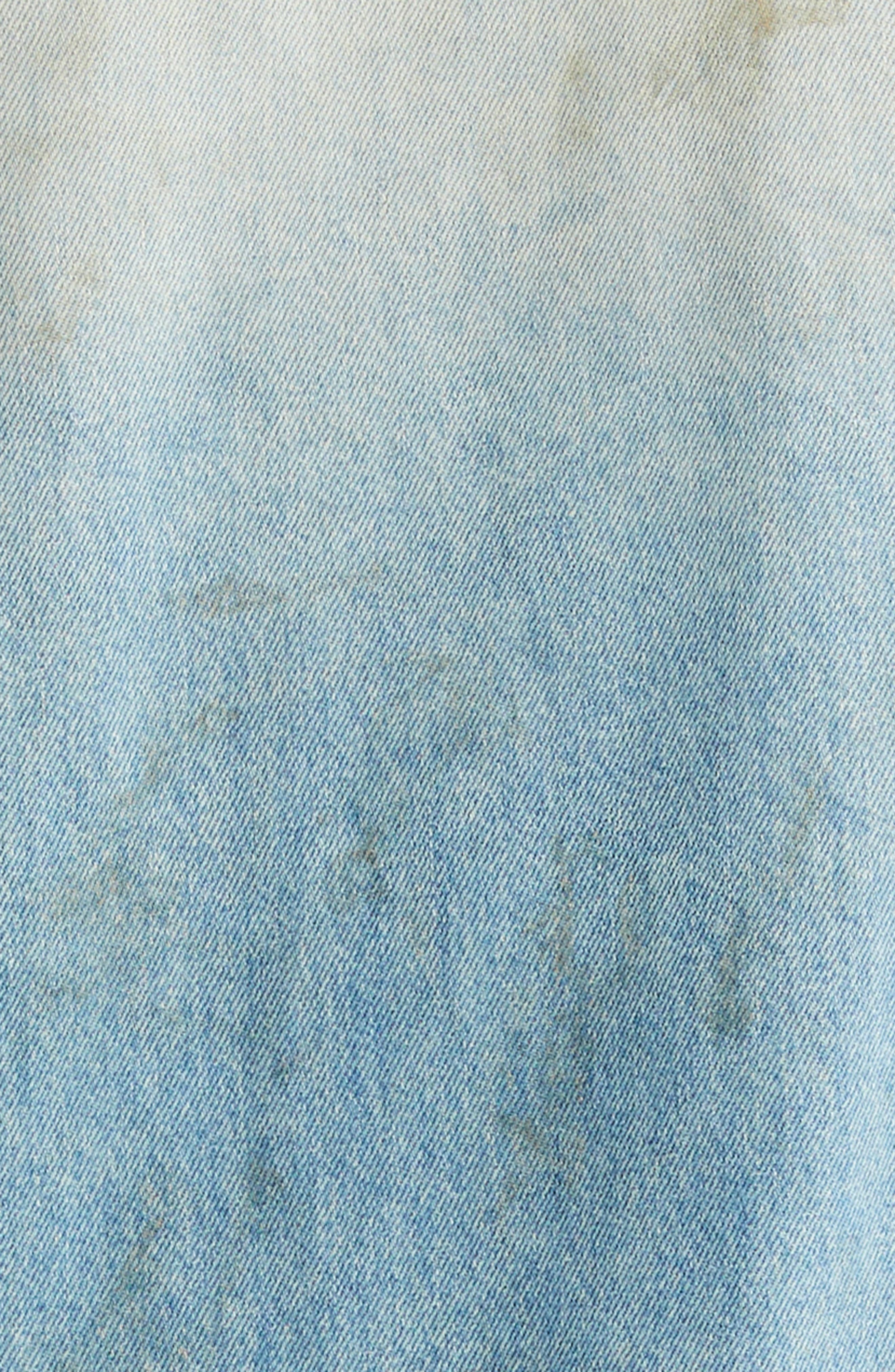 Golden Goose Journey Mackenzie Denim Work Jacket in Light Blue at Nordstrom - 6