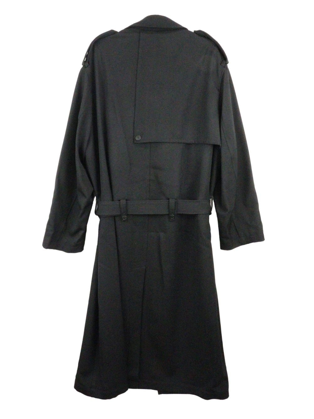 K-Chin Flap trench coat - 2