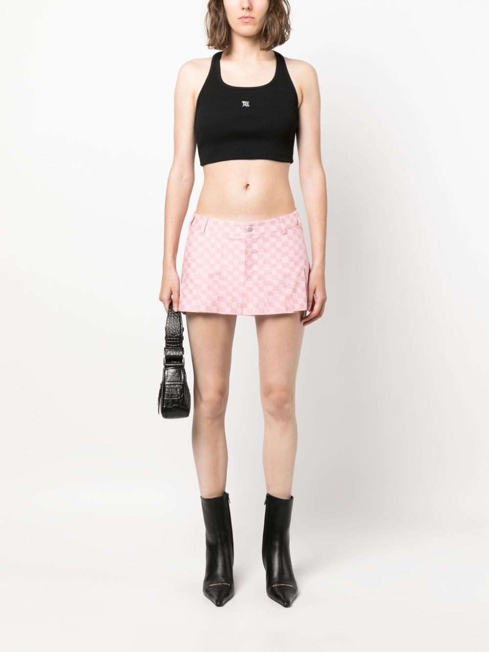 The M logo-embroidered top - 4