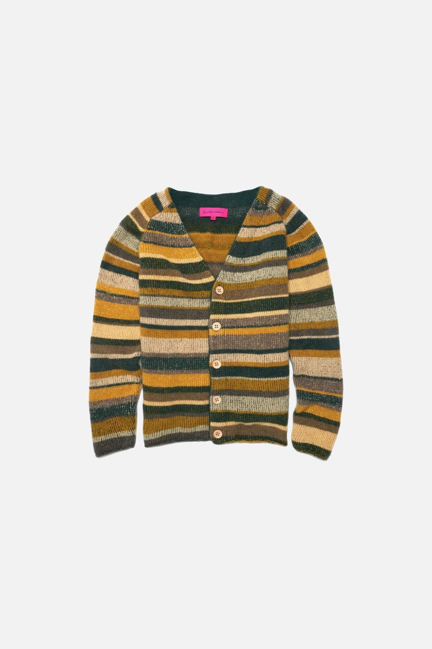 STRIPE SUPER SOFT CARDIGAN - 1