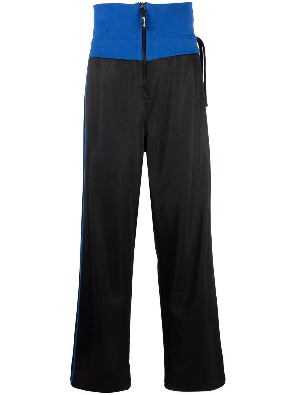 zip-front track pants - 1