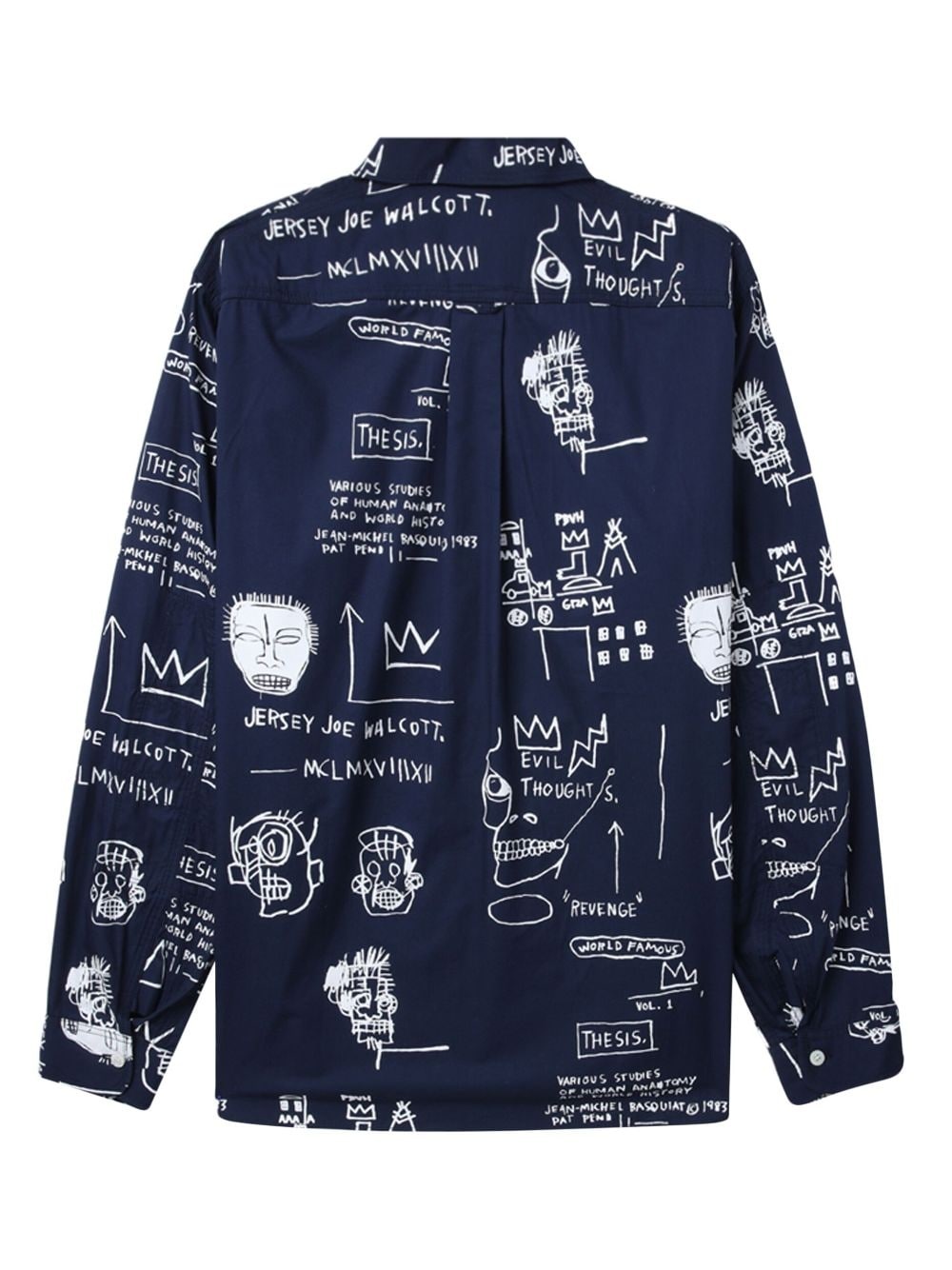 graphic-print cotton shirt - 6