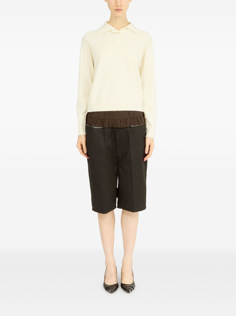 Maison Margiela wool polo top outlook