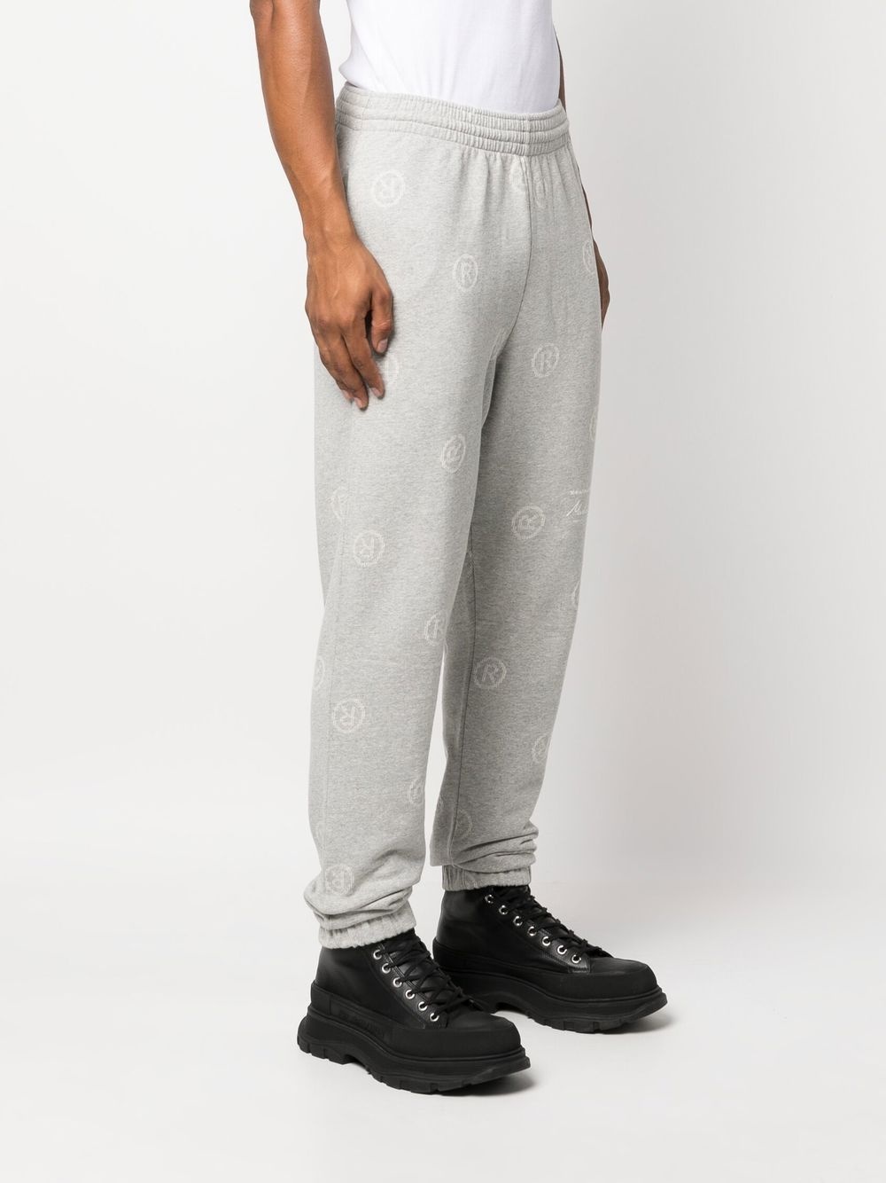 logo pattern track pants - 2
