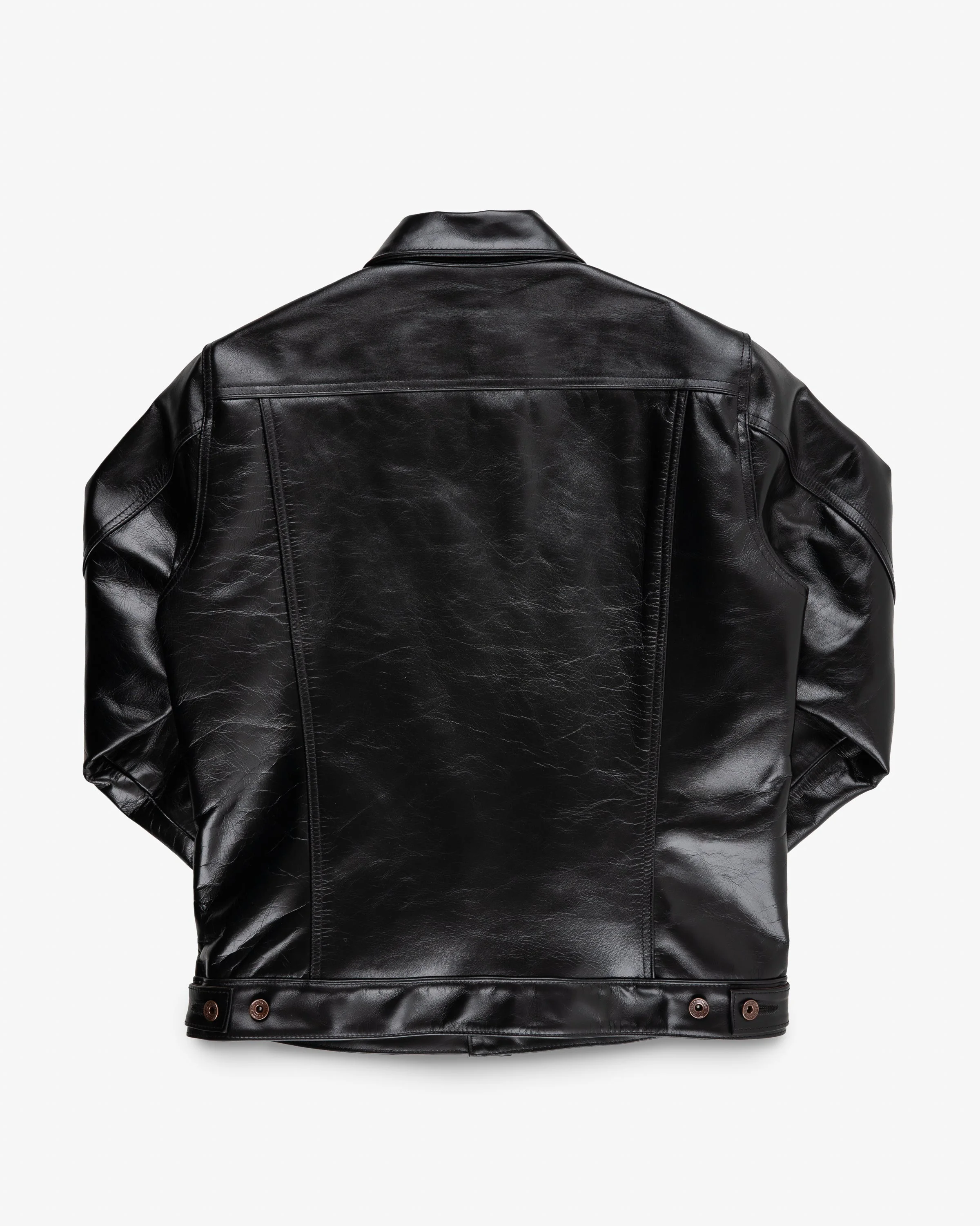 Iron Heart JAPANESE HORSEHIDE MODIFIED TYPE III JACKET - BLACK