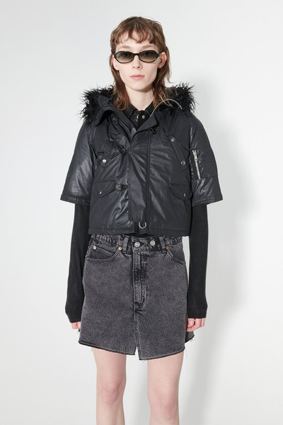 Our Legacy Tiny Parka Black Wax Mirage Tech outlook