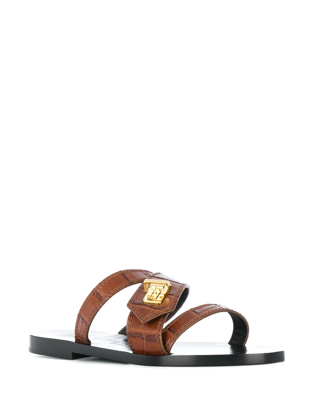 leather wrap sandals - 2