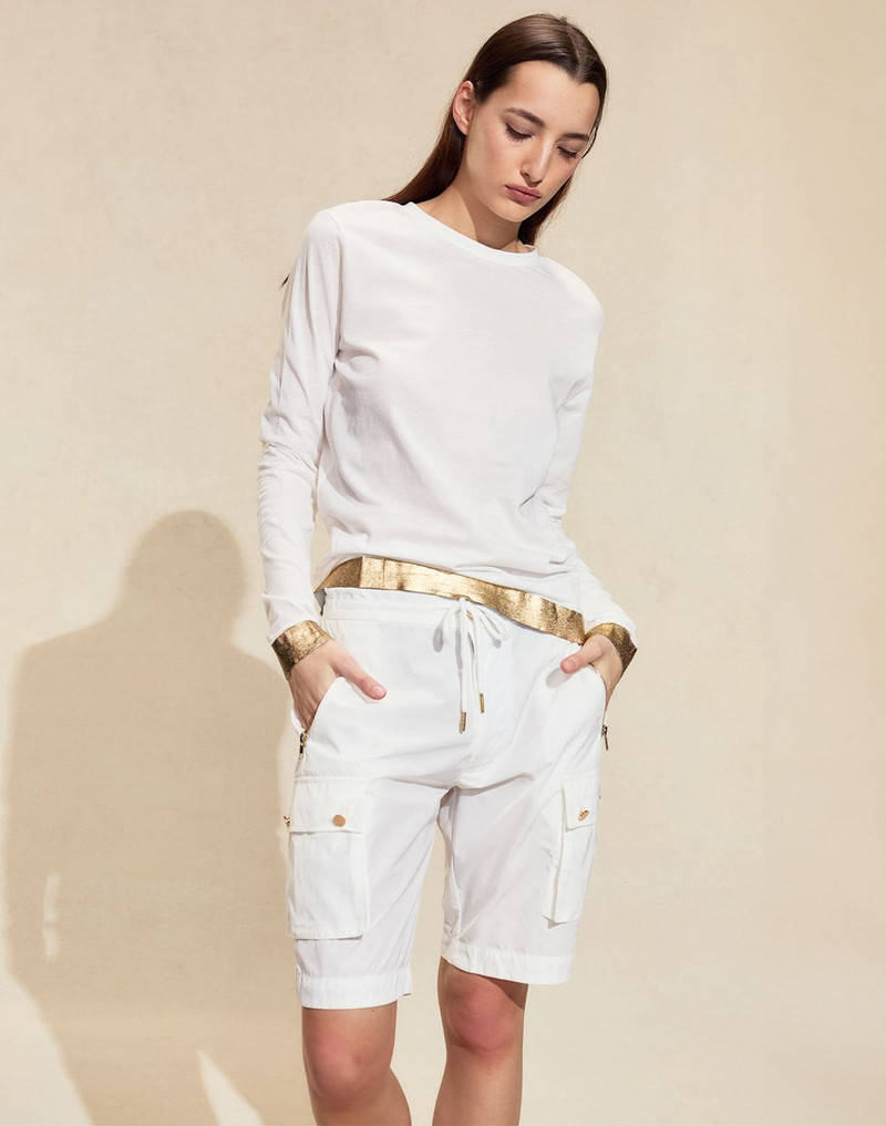 CYNTHIA ROWLEY Athena Long Sleeve Tee outlook