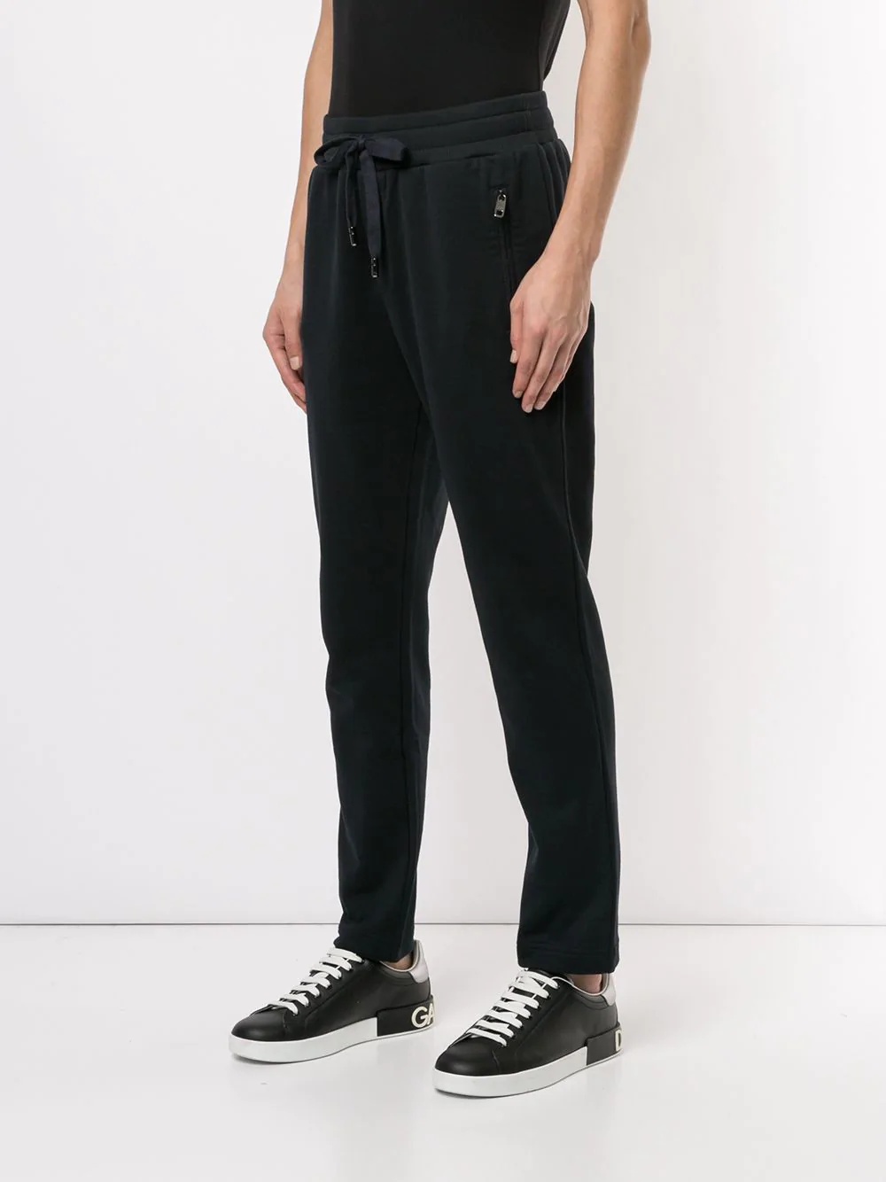 logo patch track pants - 3