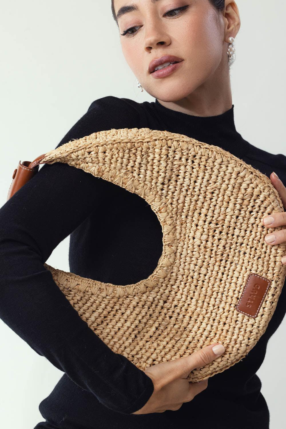 Moon Bag - Raffia - 3