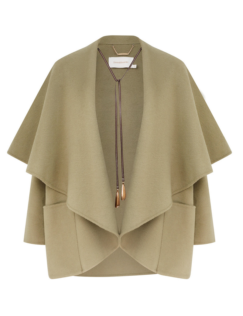 REBELLION TIE NECK CAPE 1