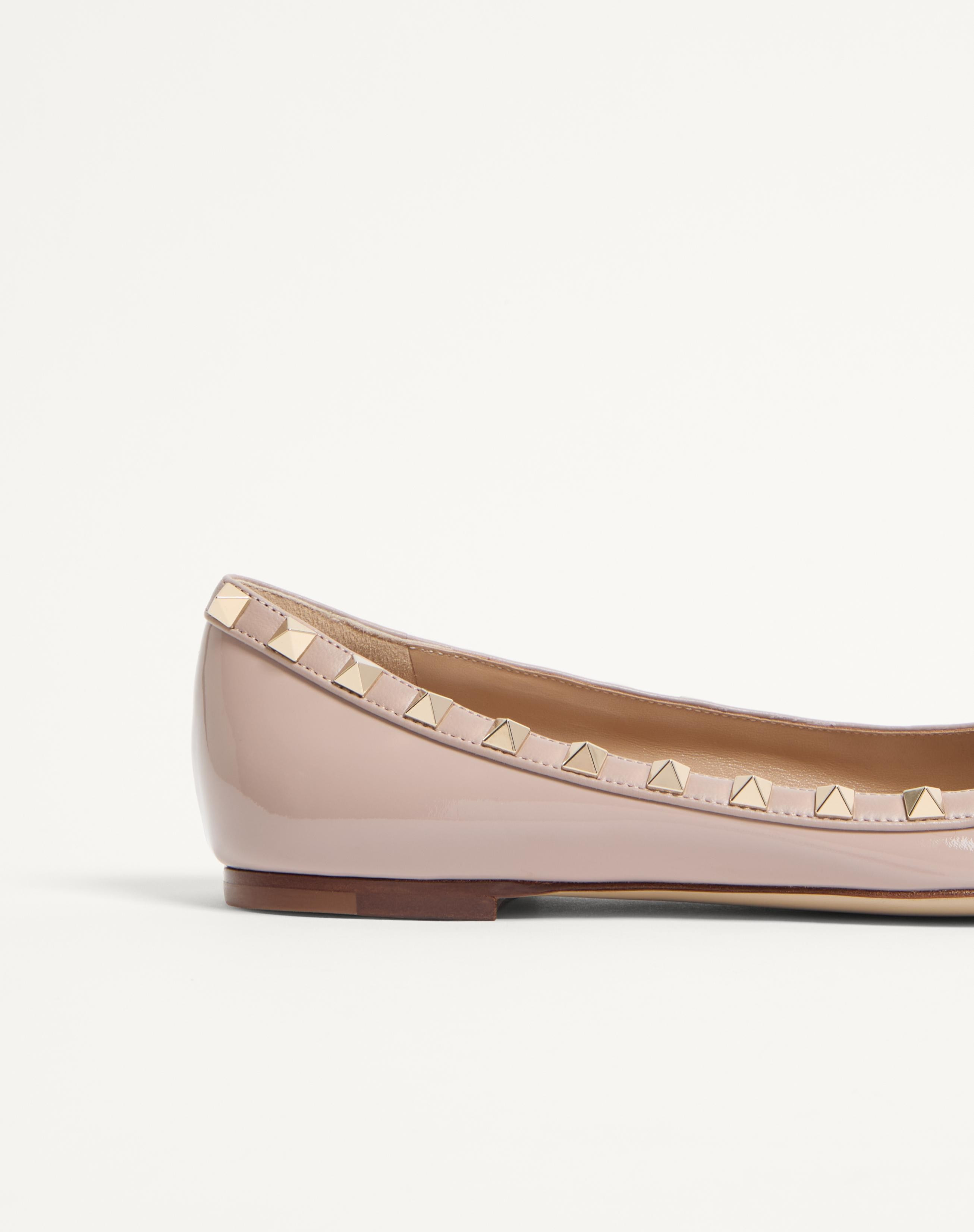 PATENT ROCKSTUD BALLET FLAT - 7