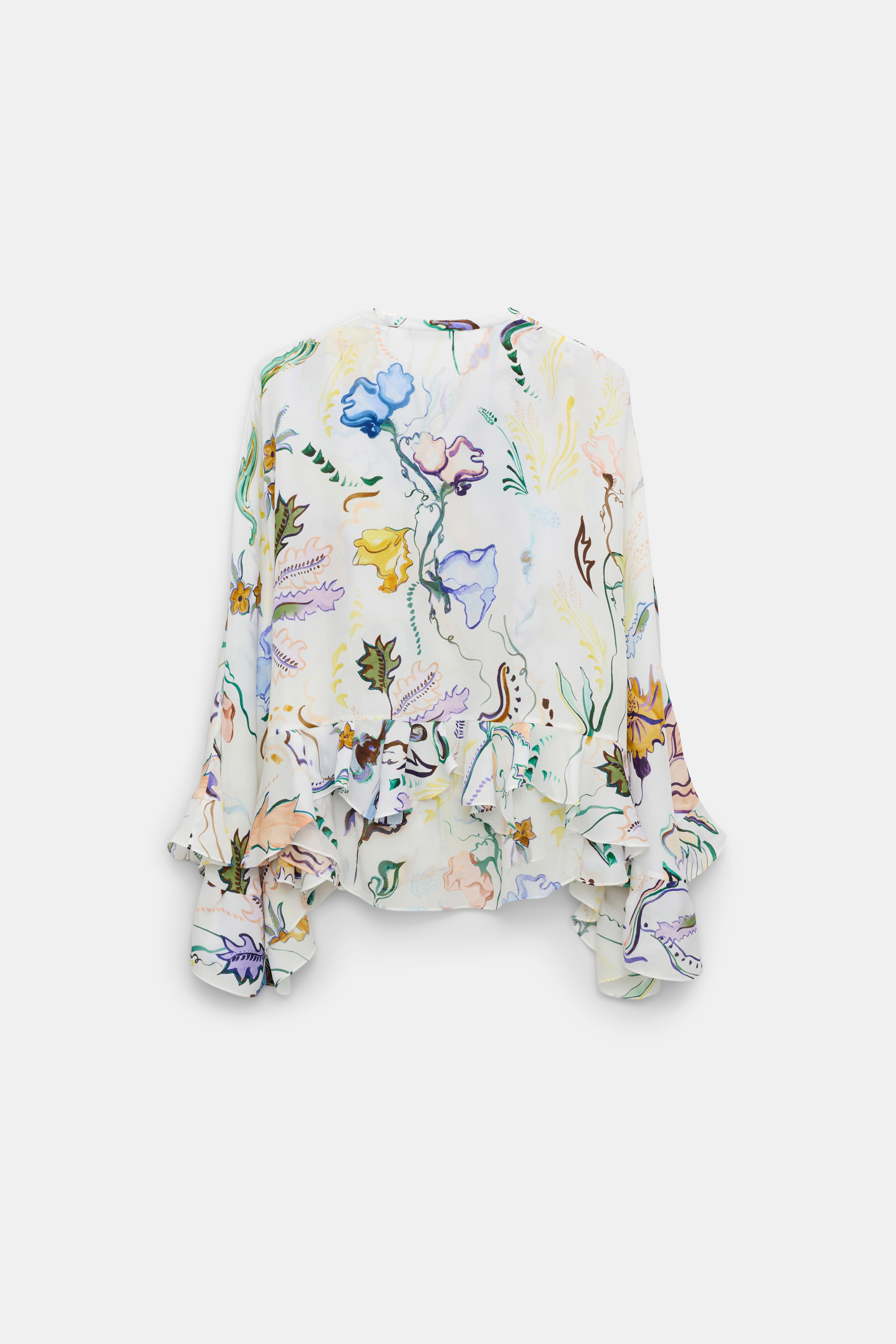 FLORAL TWIST blouse - 7