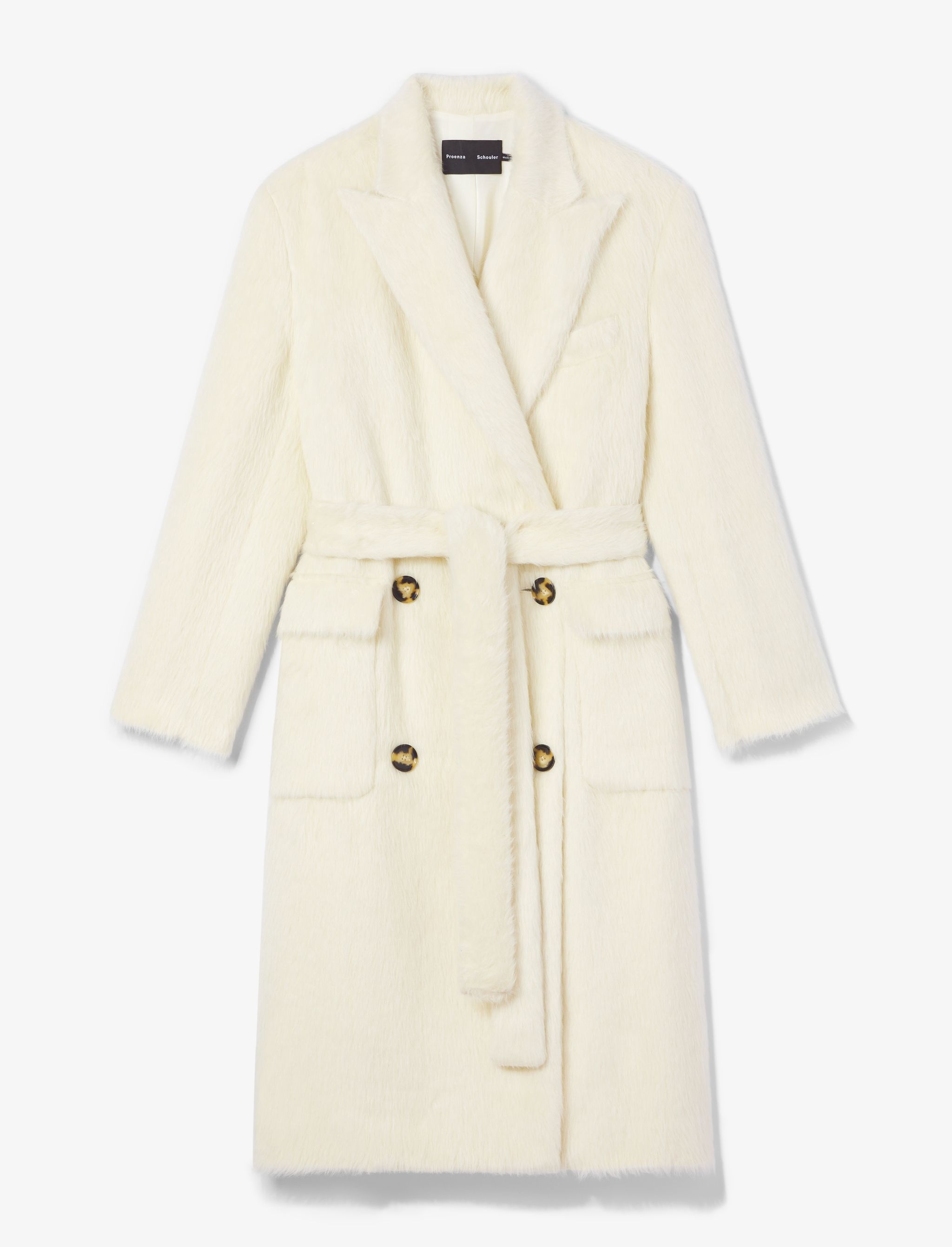Brushed Alpaca Coat - 1