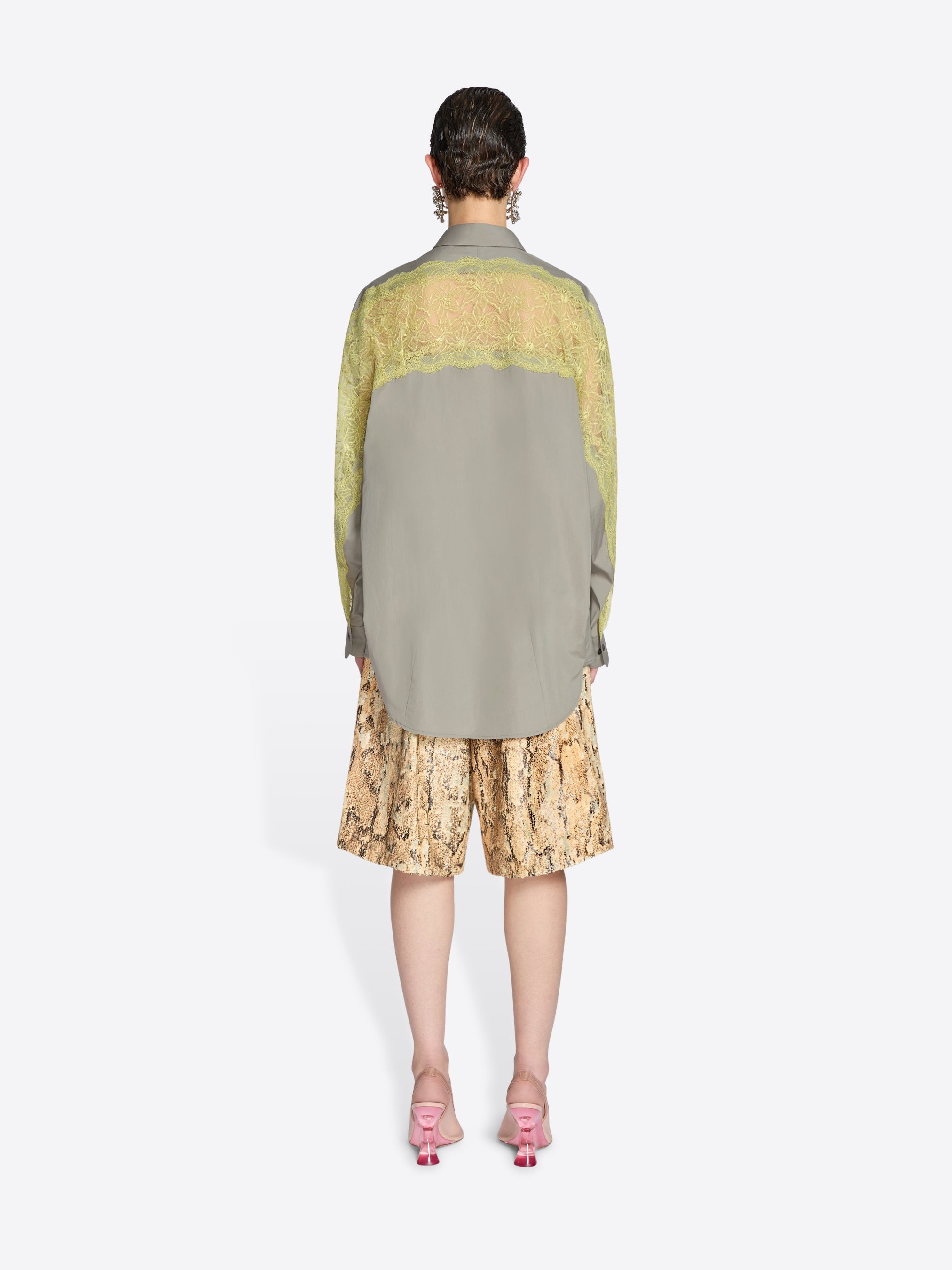 LACE COCOON SHIRT - 4