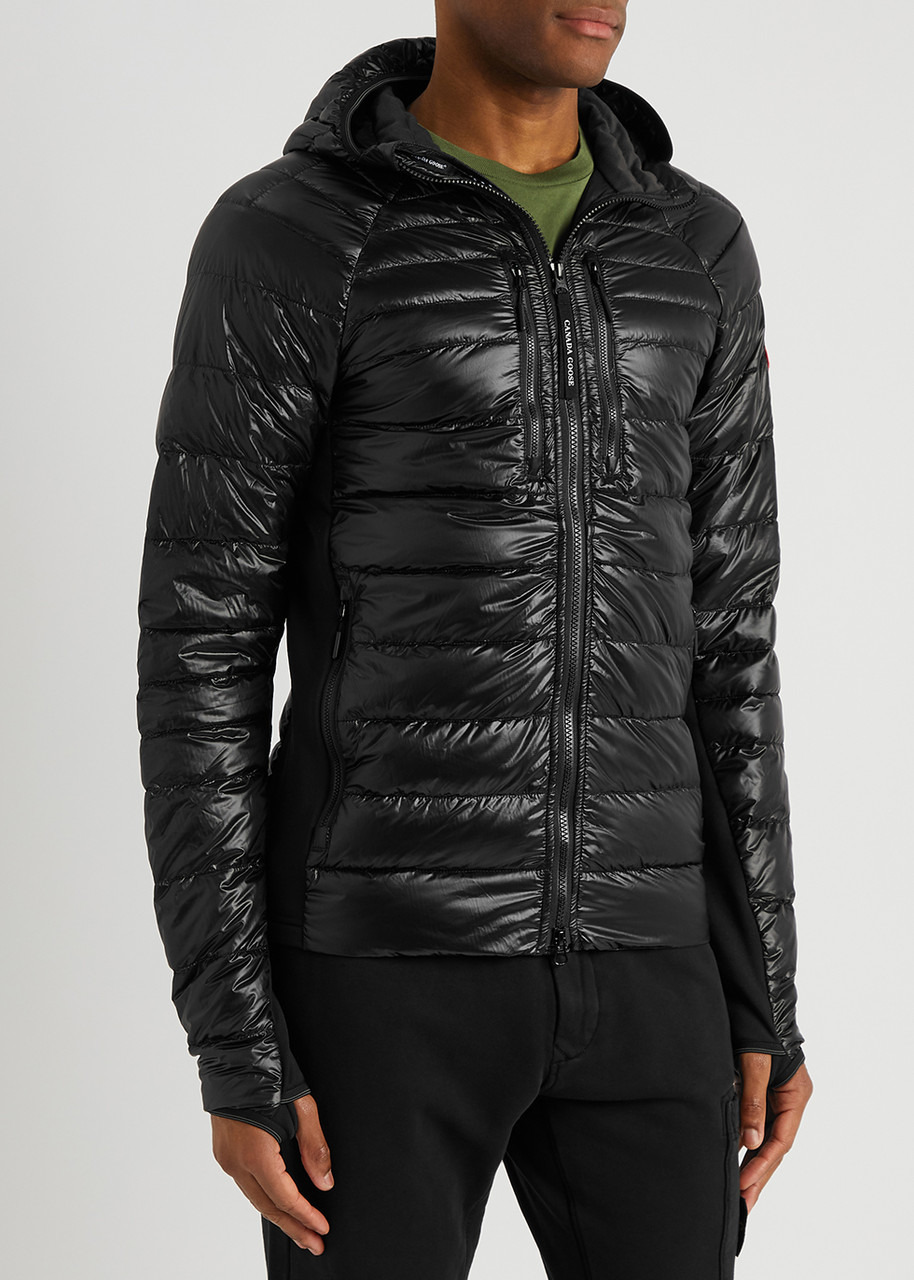 Hybridge Lite black hooded shell jacket - 2