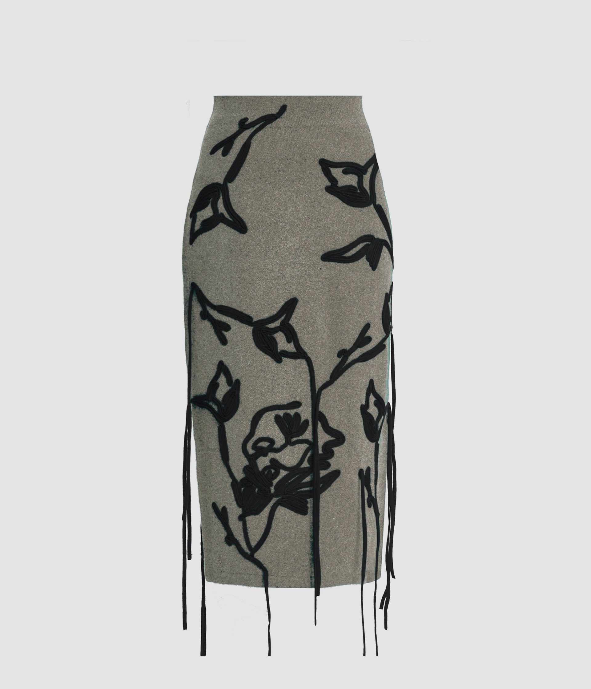 PENCIL MIDI SKIRT - 2