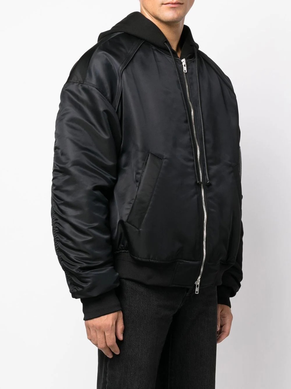 hooded bomber jacket - 3