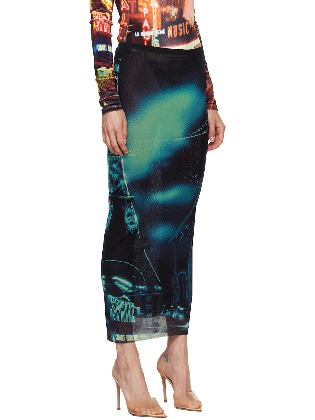 Navy 'The Pigalle' Maxi Skirt - 2