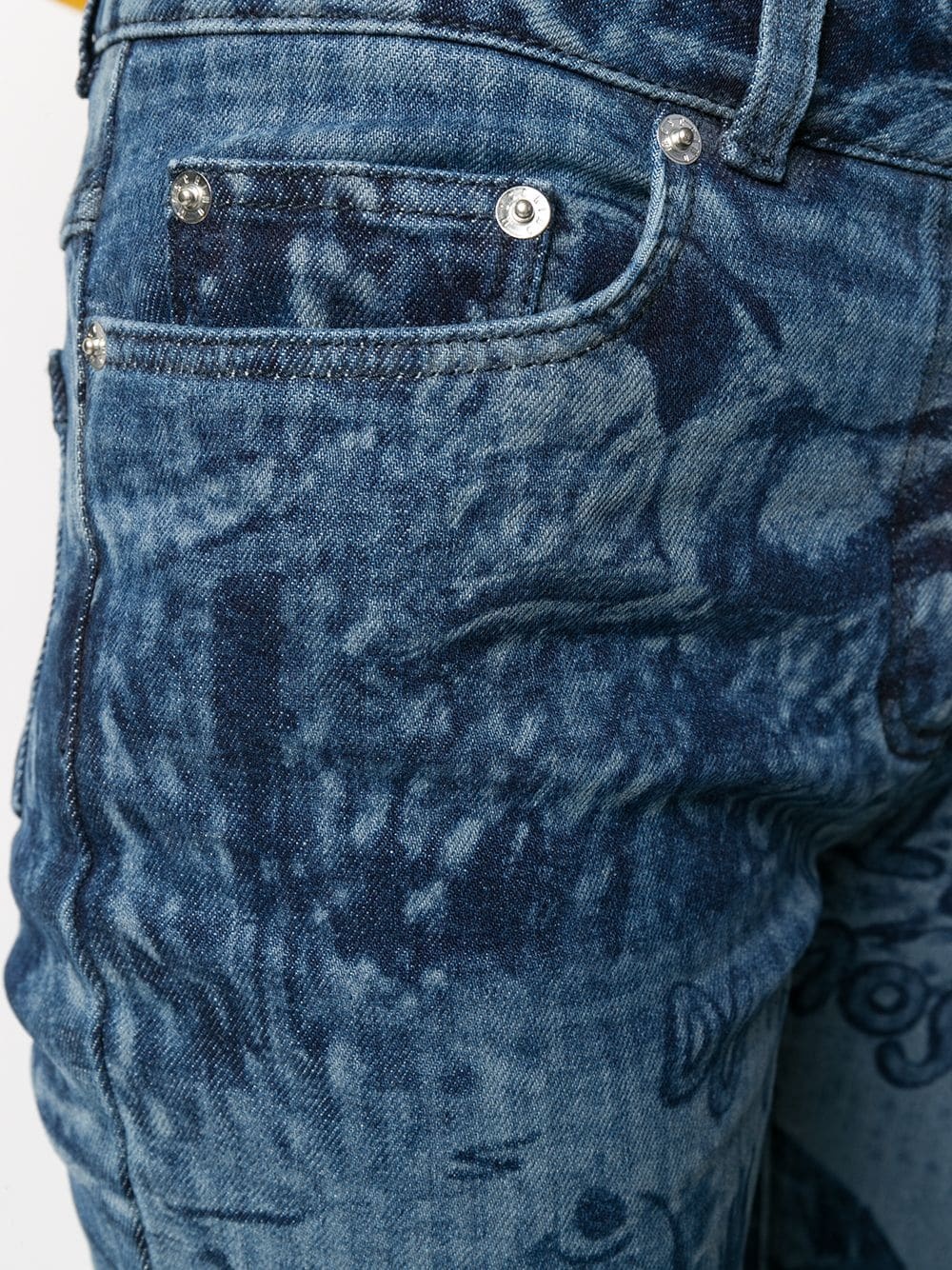 printed skinny jeans - 5