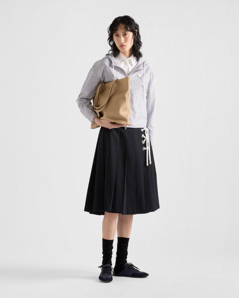 Prada Large leather tote bag outlook