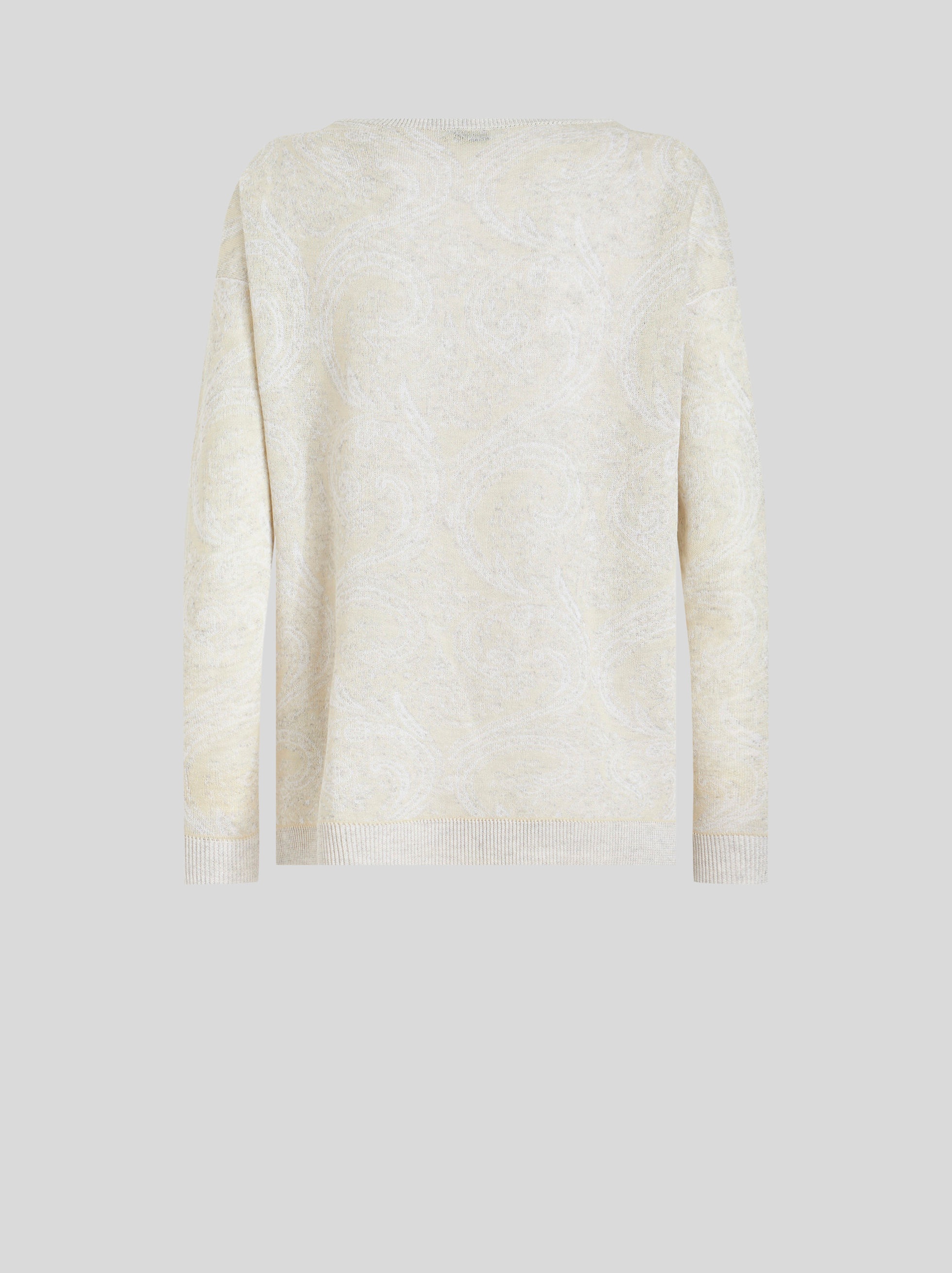 PAISLEY JACQUARD SWEATER - 2