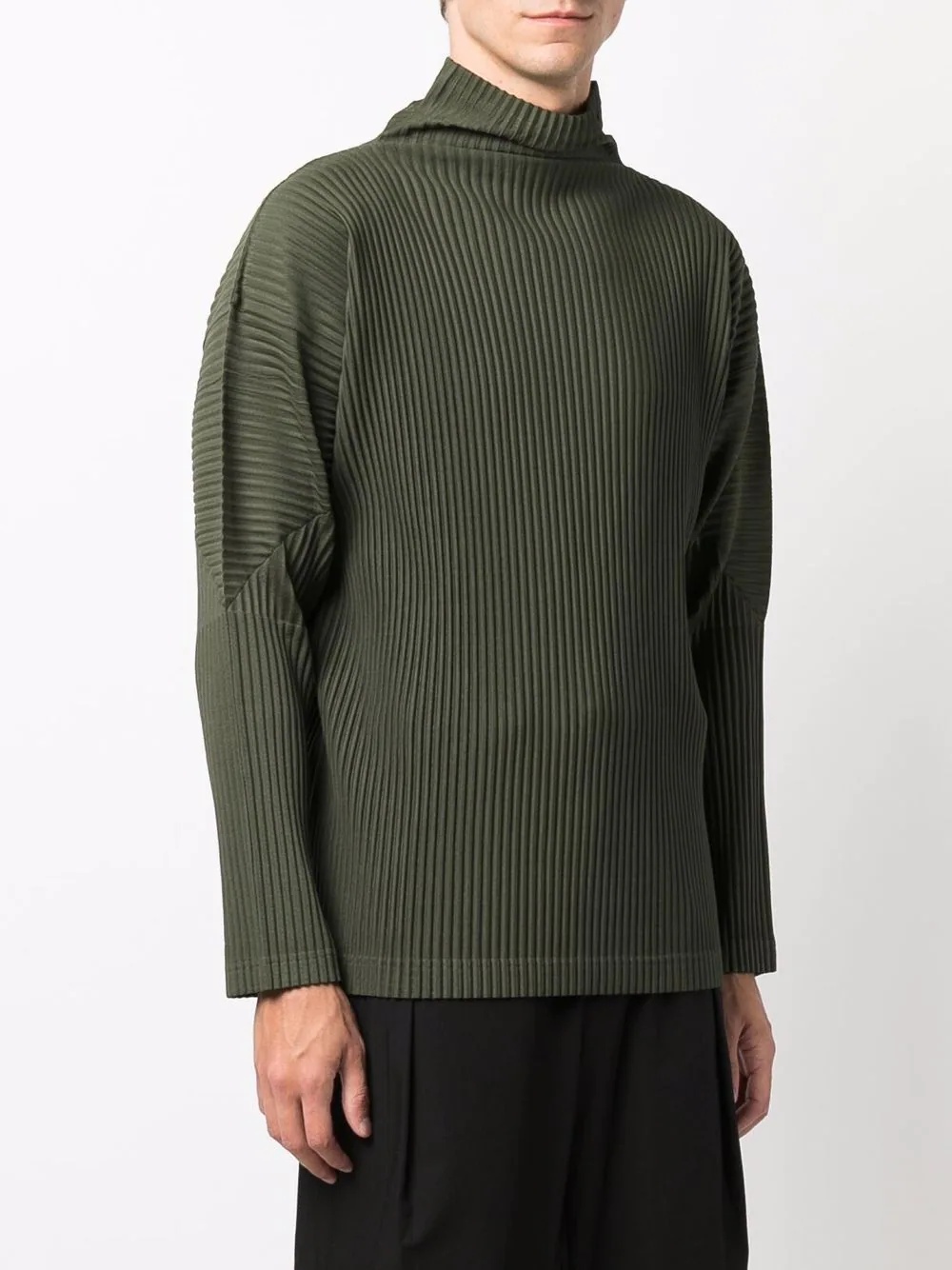 pleated lightweight jumper - 3