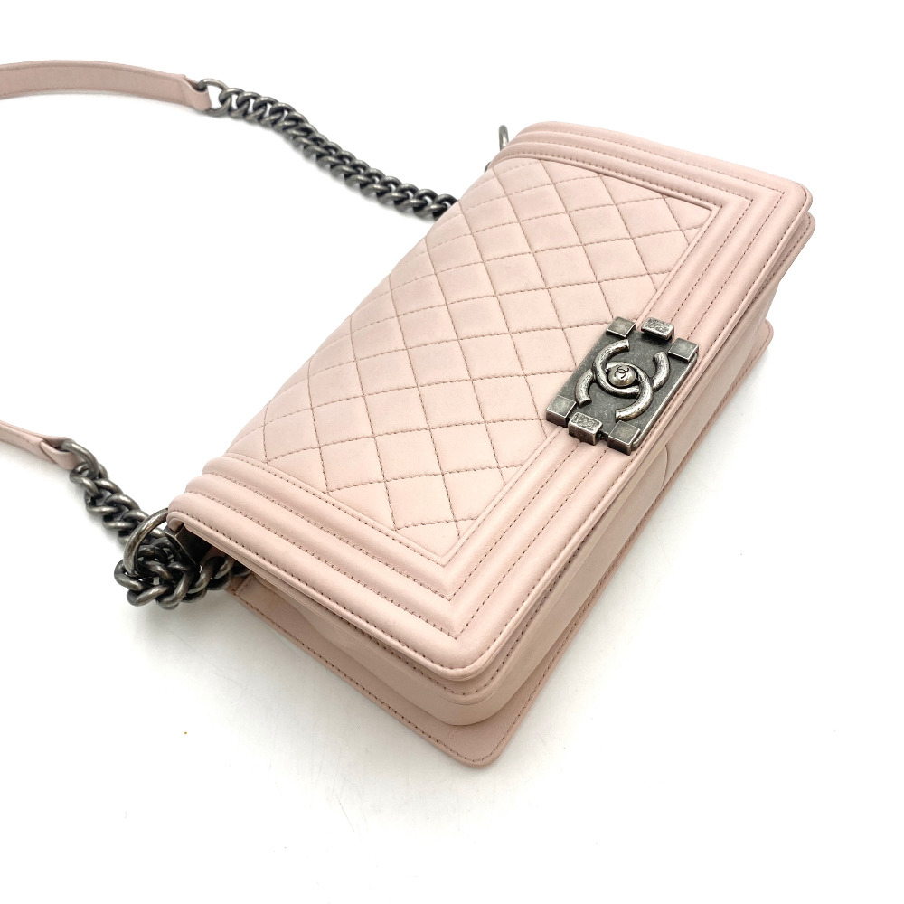 Chanel No.23 Pink Boy Bag Medium - 8
