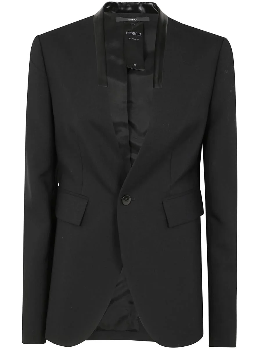 Sapio Mohair Tux Single Brested Blazer Clothing - 1