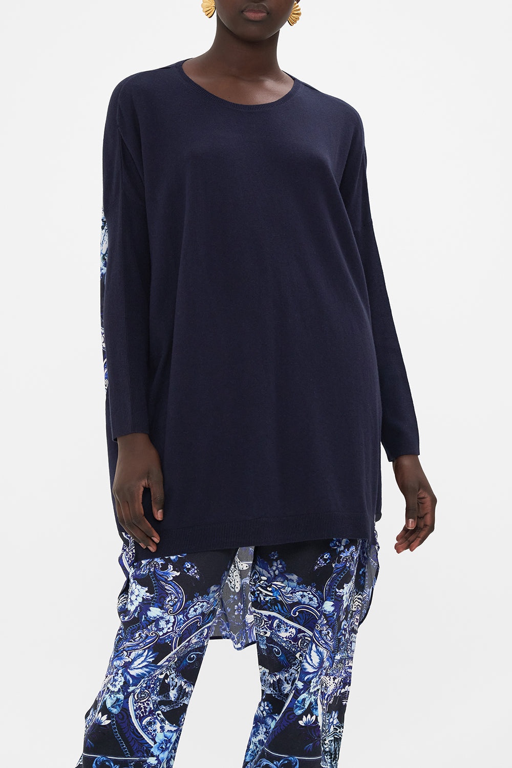 LONG SLEEVE JUMPER WITH PRINT BACK - 5
