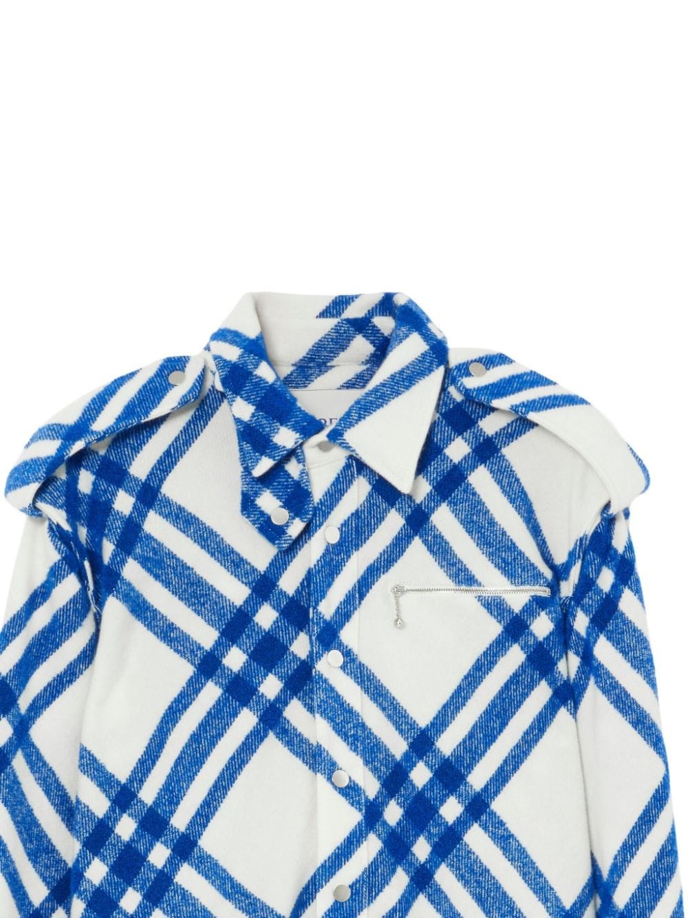 Vintage Check wool blend shirt - 2