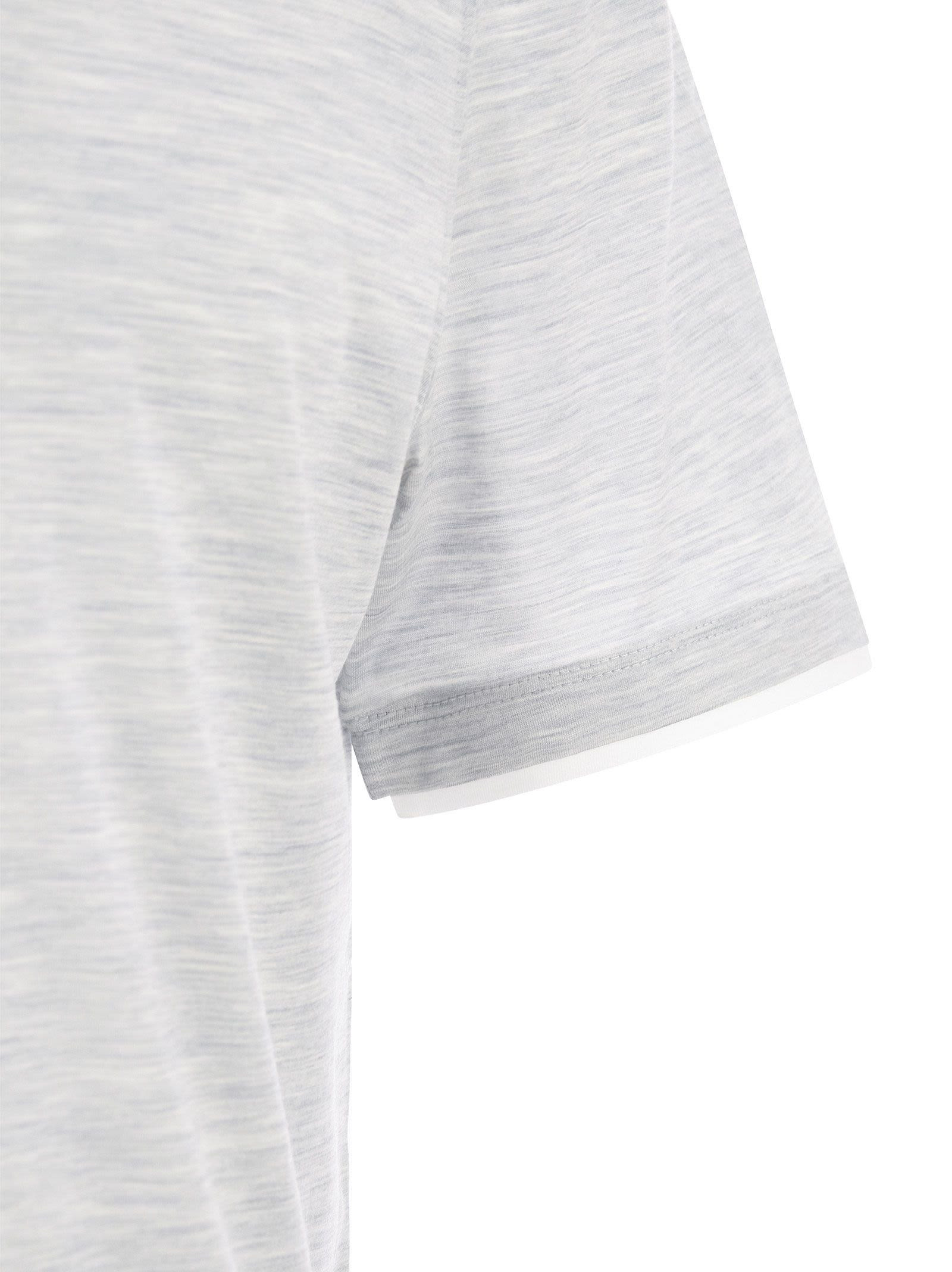 Brunello Cucinelli Men Slim Fit Crew-Neck T-Shirt In Lightweight Cotton Jersey - 4