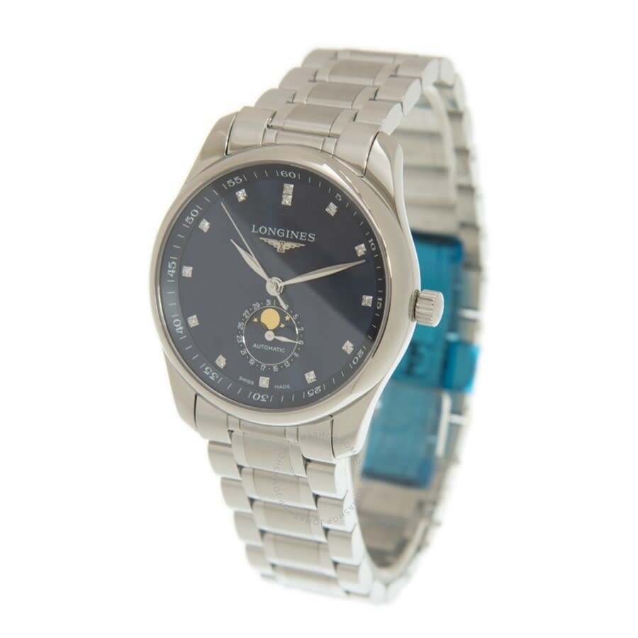 Longines Master Automatic Diamond Blue Dial Men's Watch L29094976 - 4