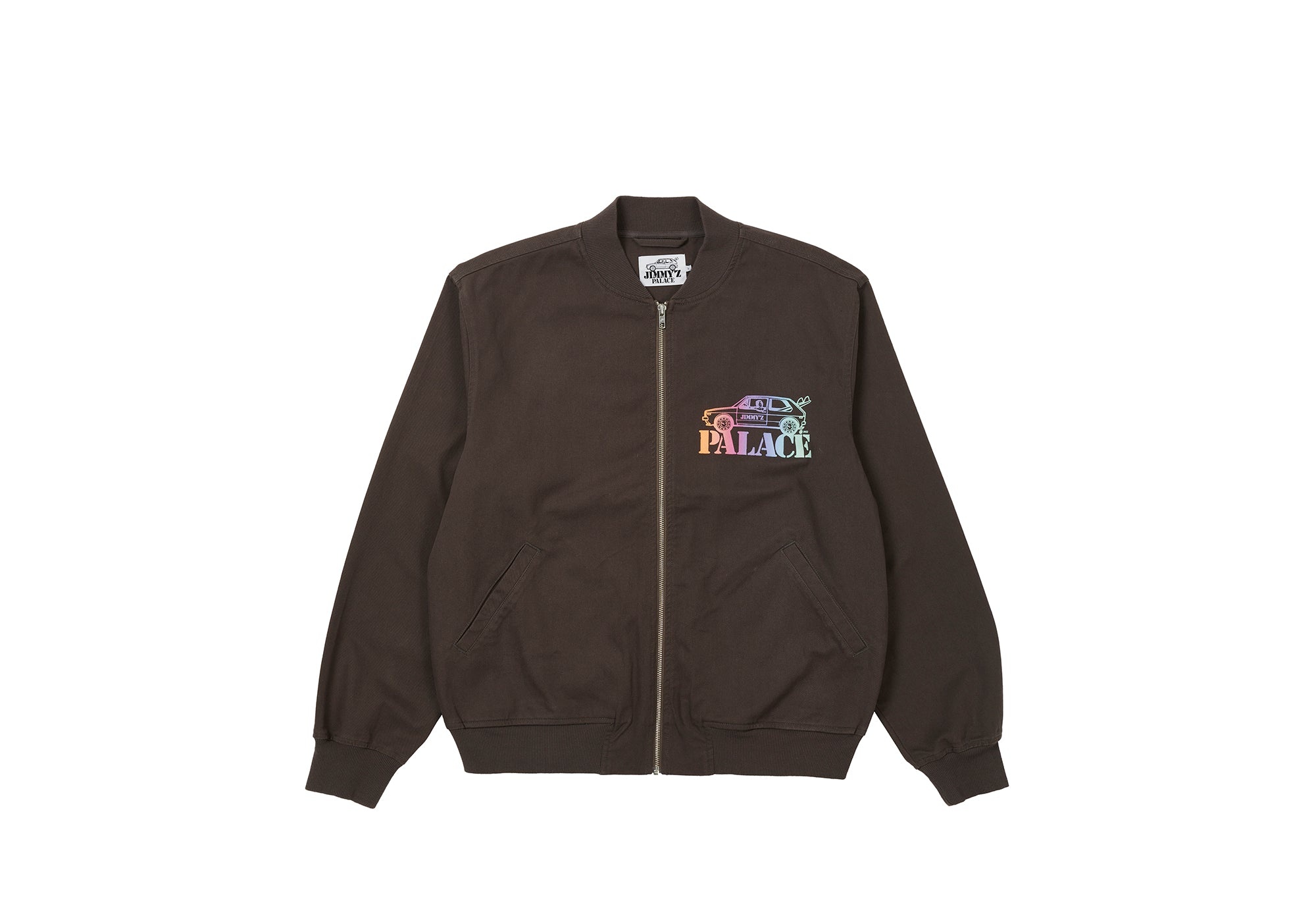 PALACE JIMMY'Z WASHED TWILL BOMBER GREY - 2