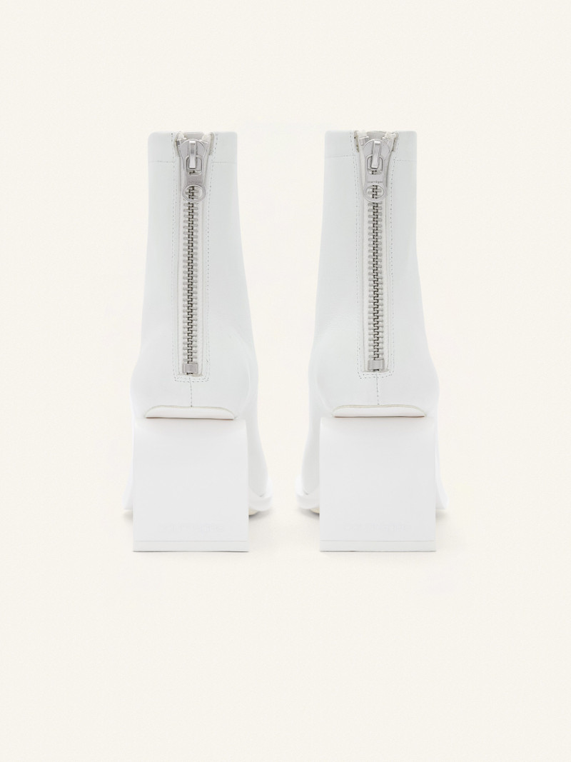 STREAM ZIPPED LEATHER ANKLE BOOTS 3