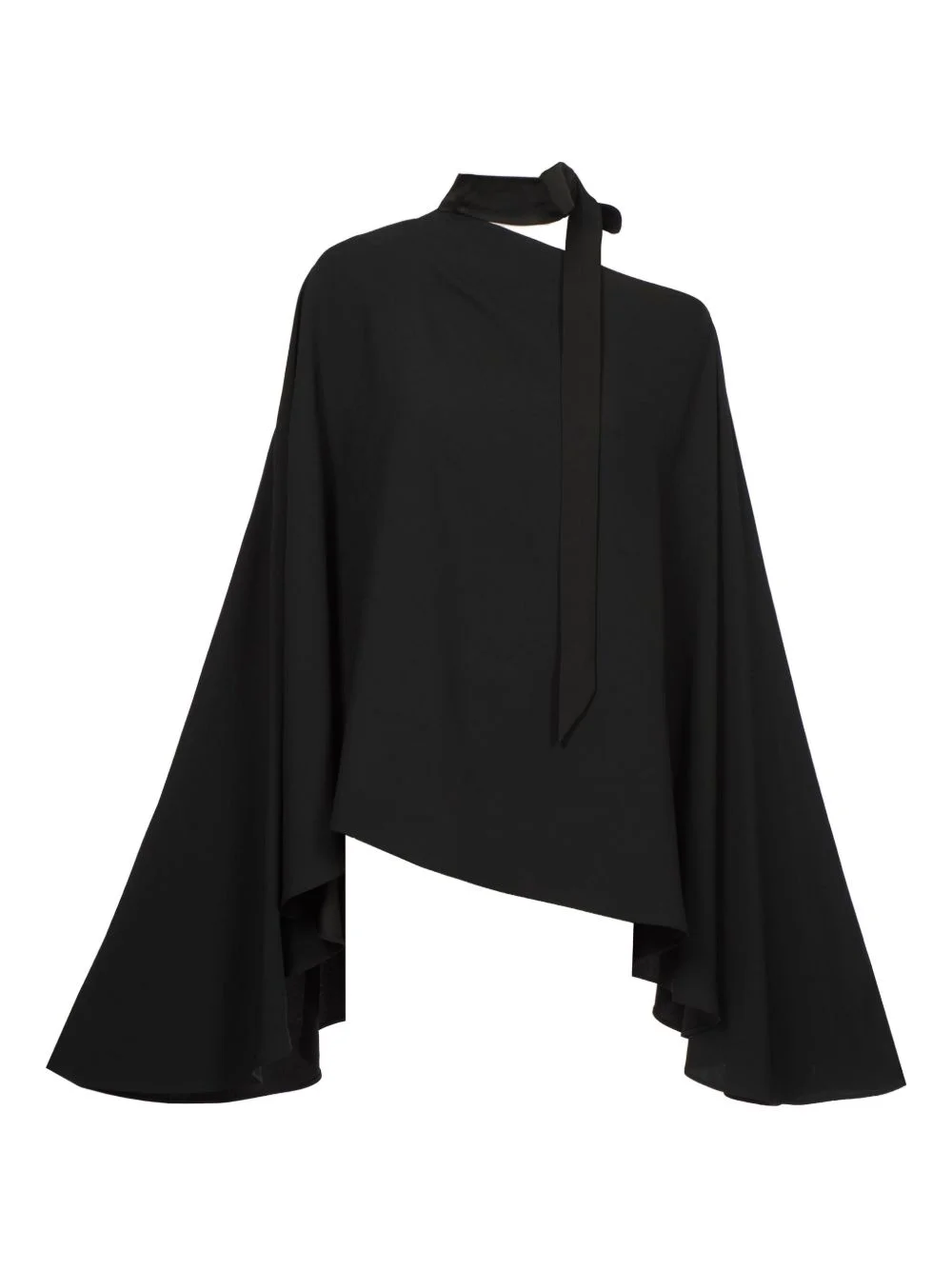 Brooks one-shoulder tie blouse - 1