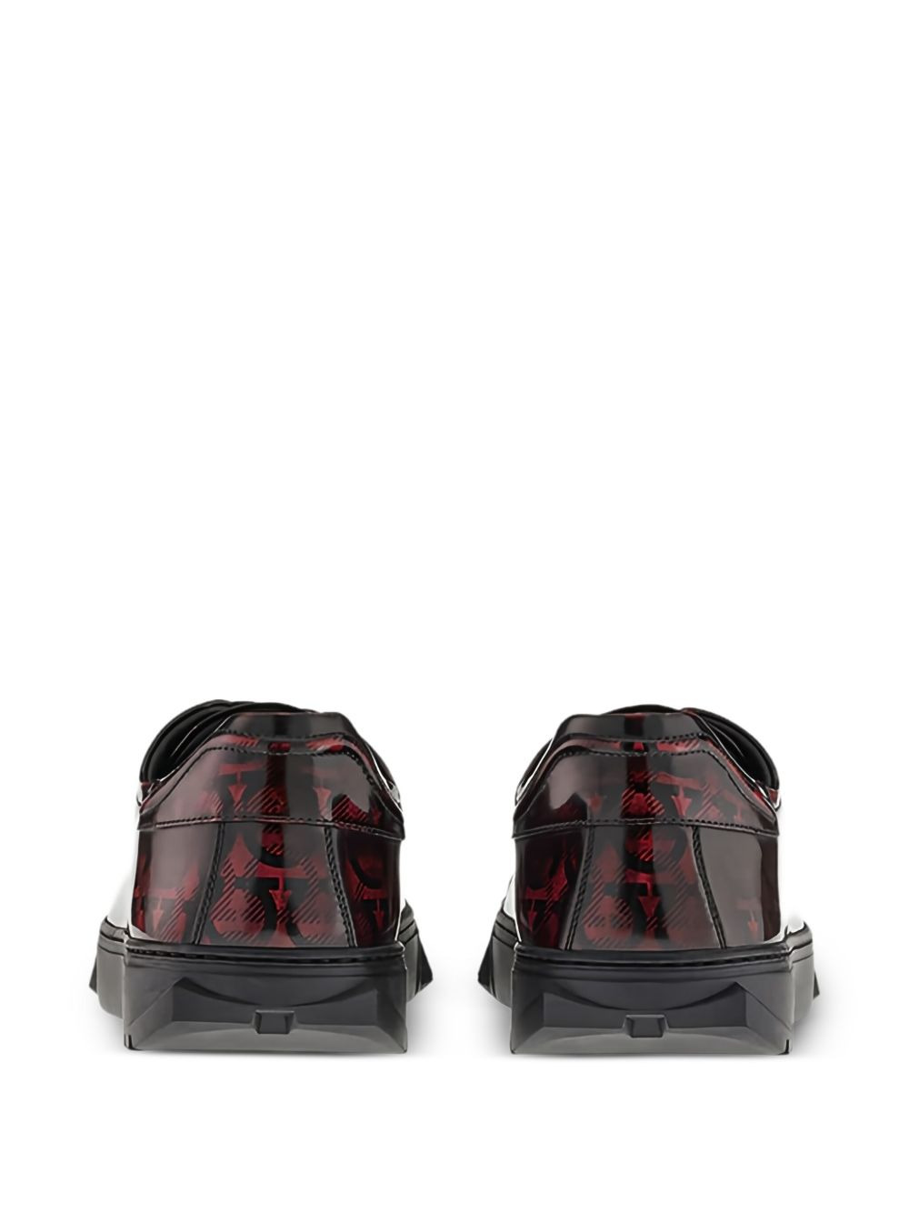 Cube Gancini-print lace-up sneakers - 3