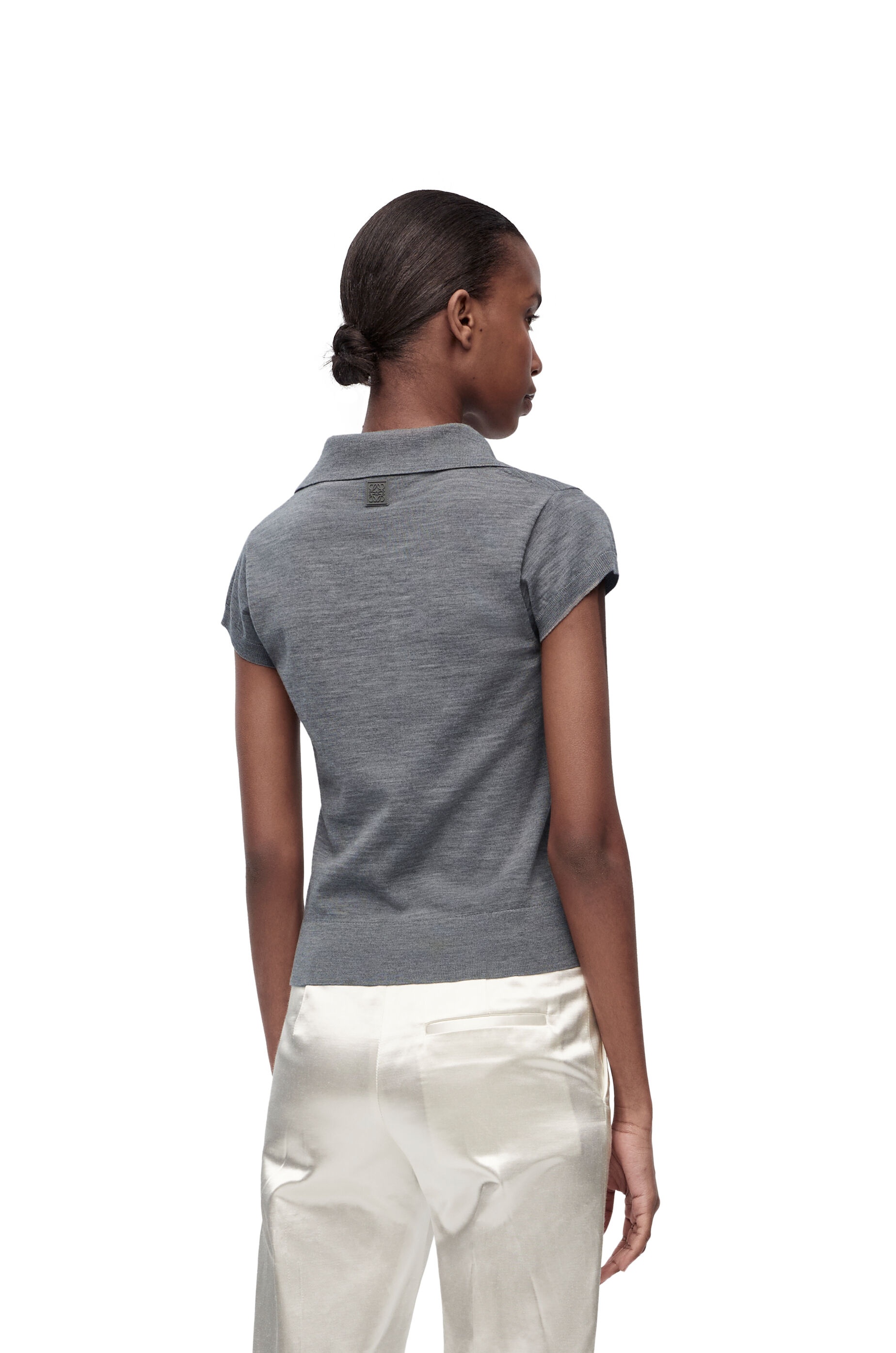 Polo sweater in wool - 4