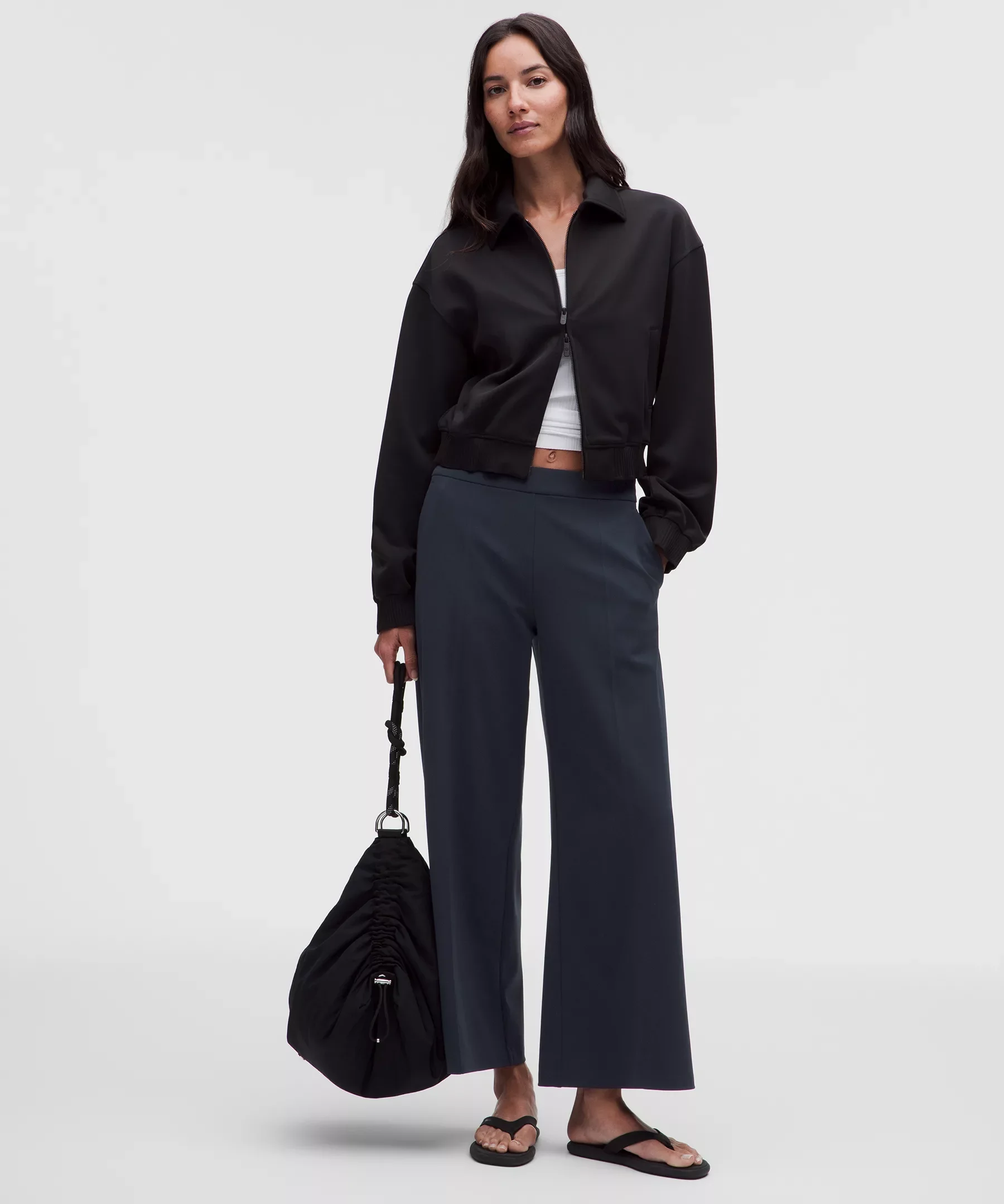 Daydrift Mid-Rise Cropped Wide-Leg Trouser *Regular - 1