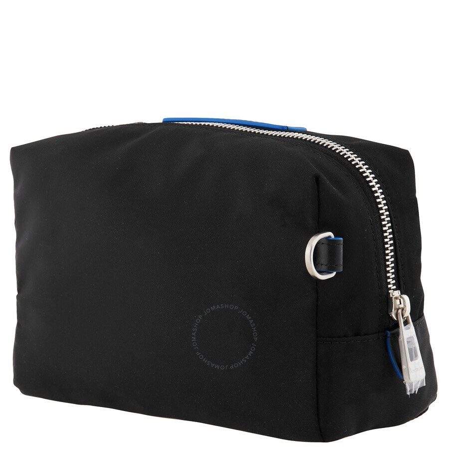 Montblanc Black Blue Spirit Medium Nylon & Leather Trim Case - Luxury Washbags - 4