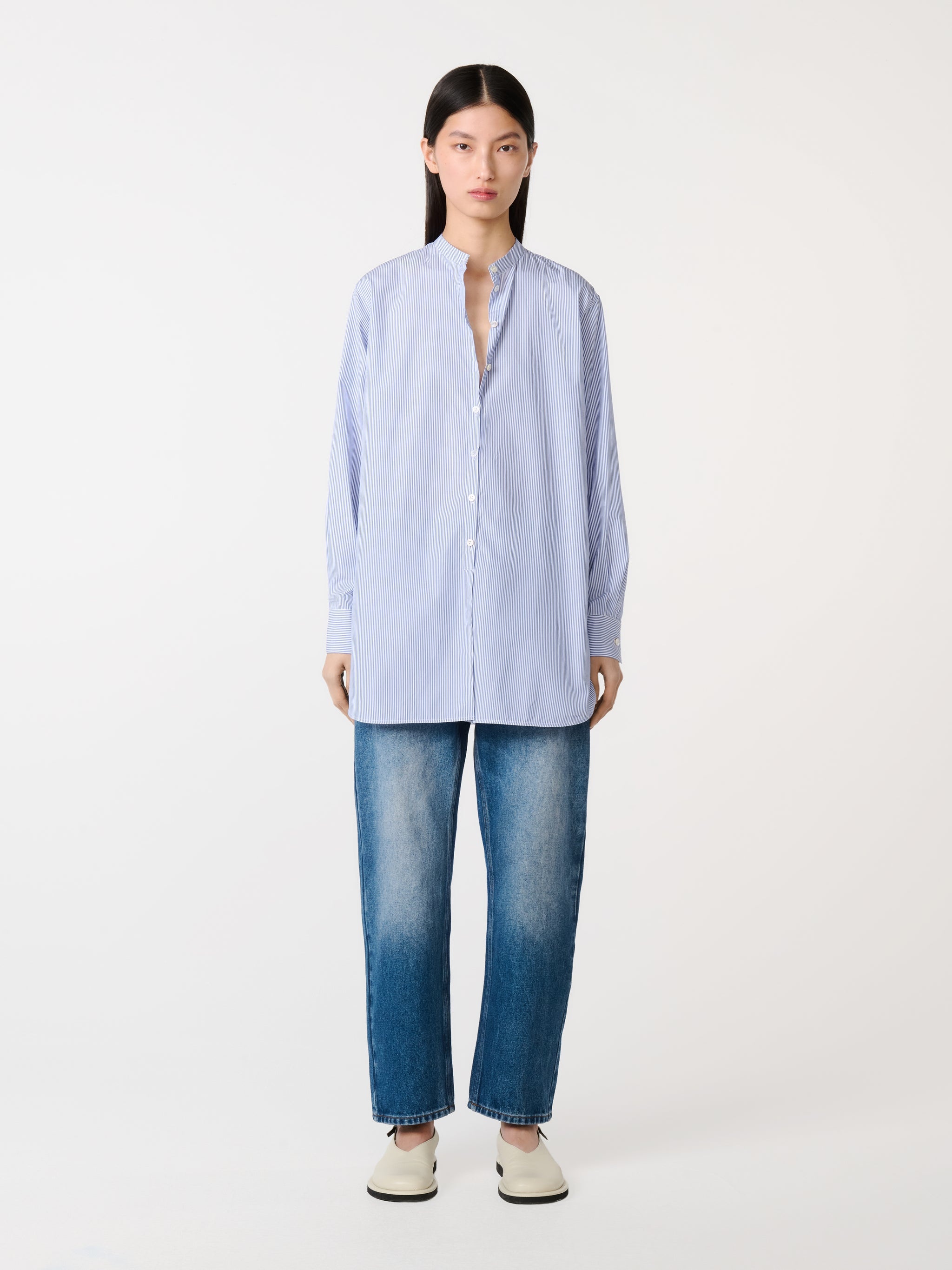 Cici Banker Stripe Shirt - 2