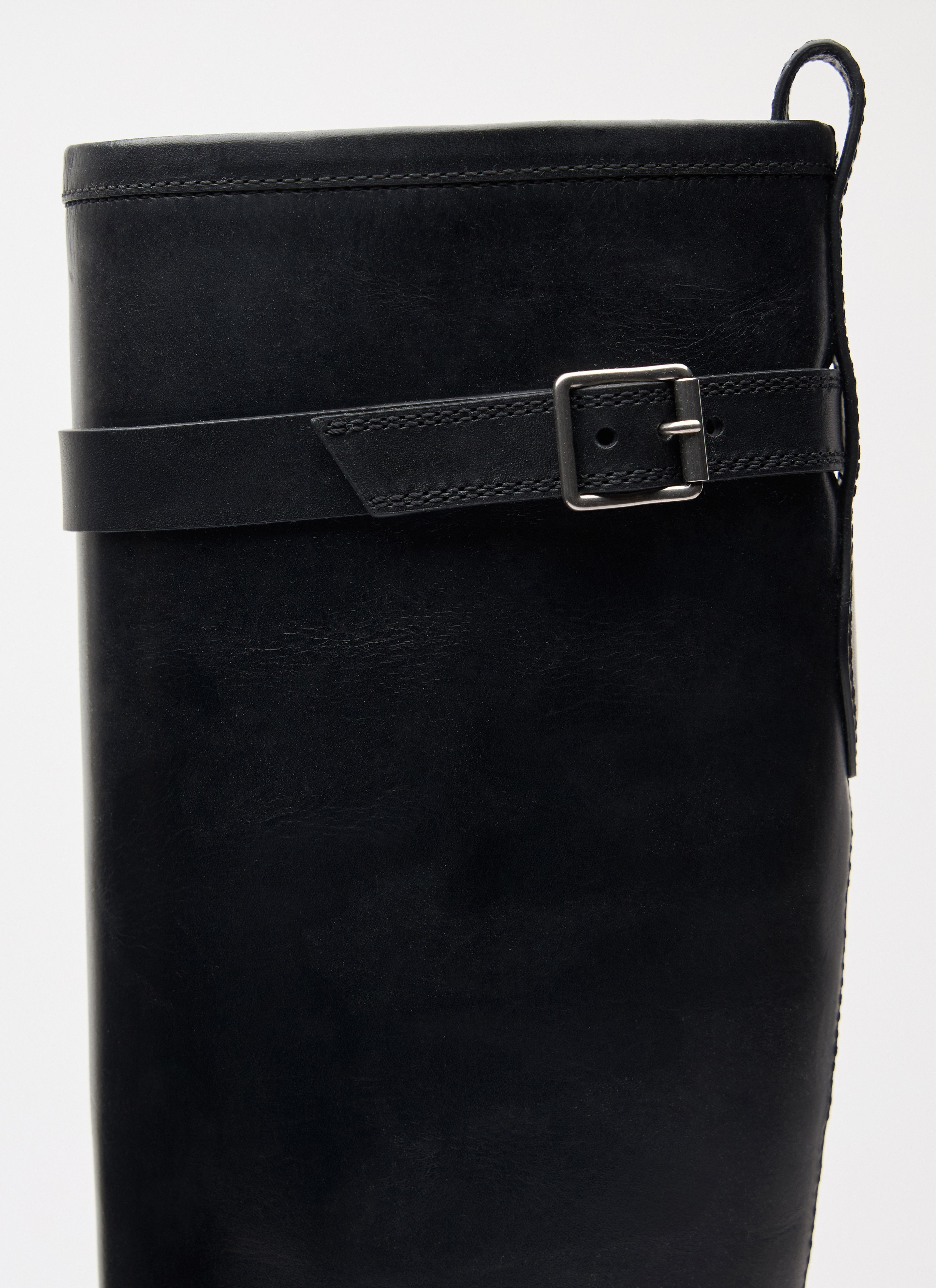 Saint Laurent Women River Leather Boots - 6