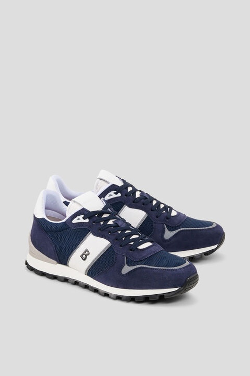 Porto Sneaker in Navy blue/White 3
