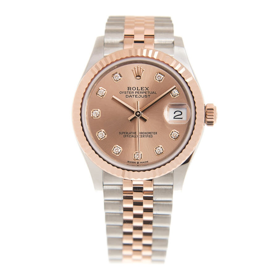 Rolex Datejust Automatic Chronometer Diamond Pink Dial Ladies Watch 278271 PDJ - 3