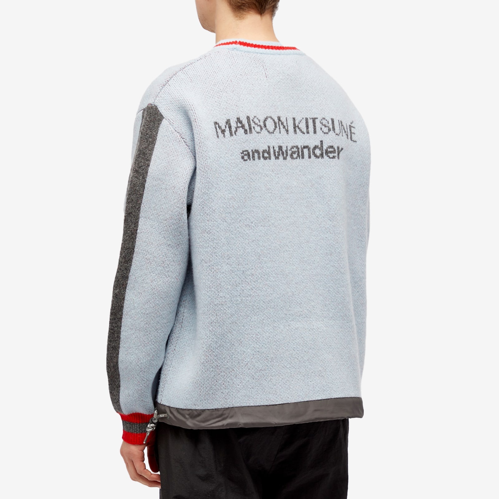 and wander x Maison Kitsune Crew Knit